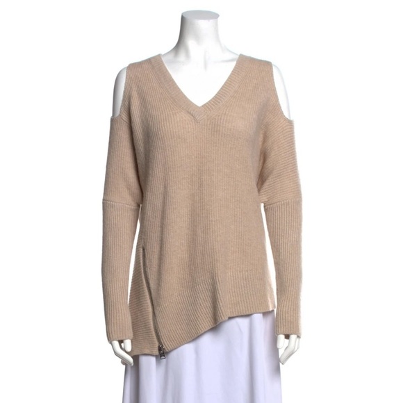 All Saints Sweaters - All Saints Sweater V-Neck Cold shoulder Asymmetrical Hemline 3 quarter XS